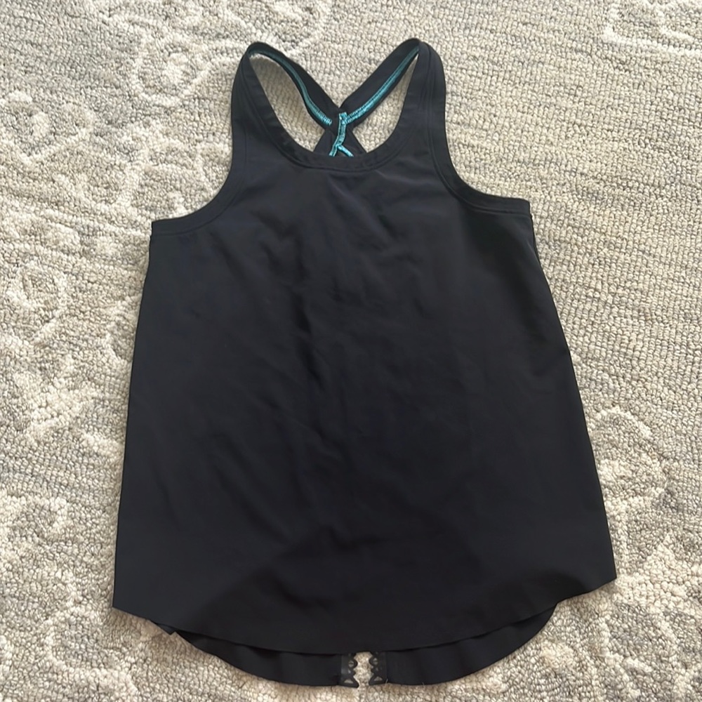 Ivivva SO CUTE laser cut racer back tank